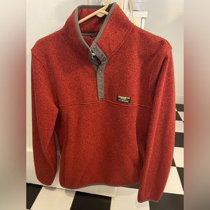 LL Bean Sweater Pullover - Dark Red (Medium)